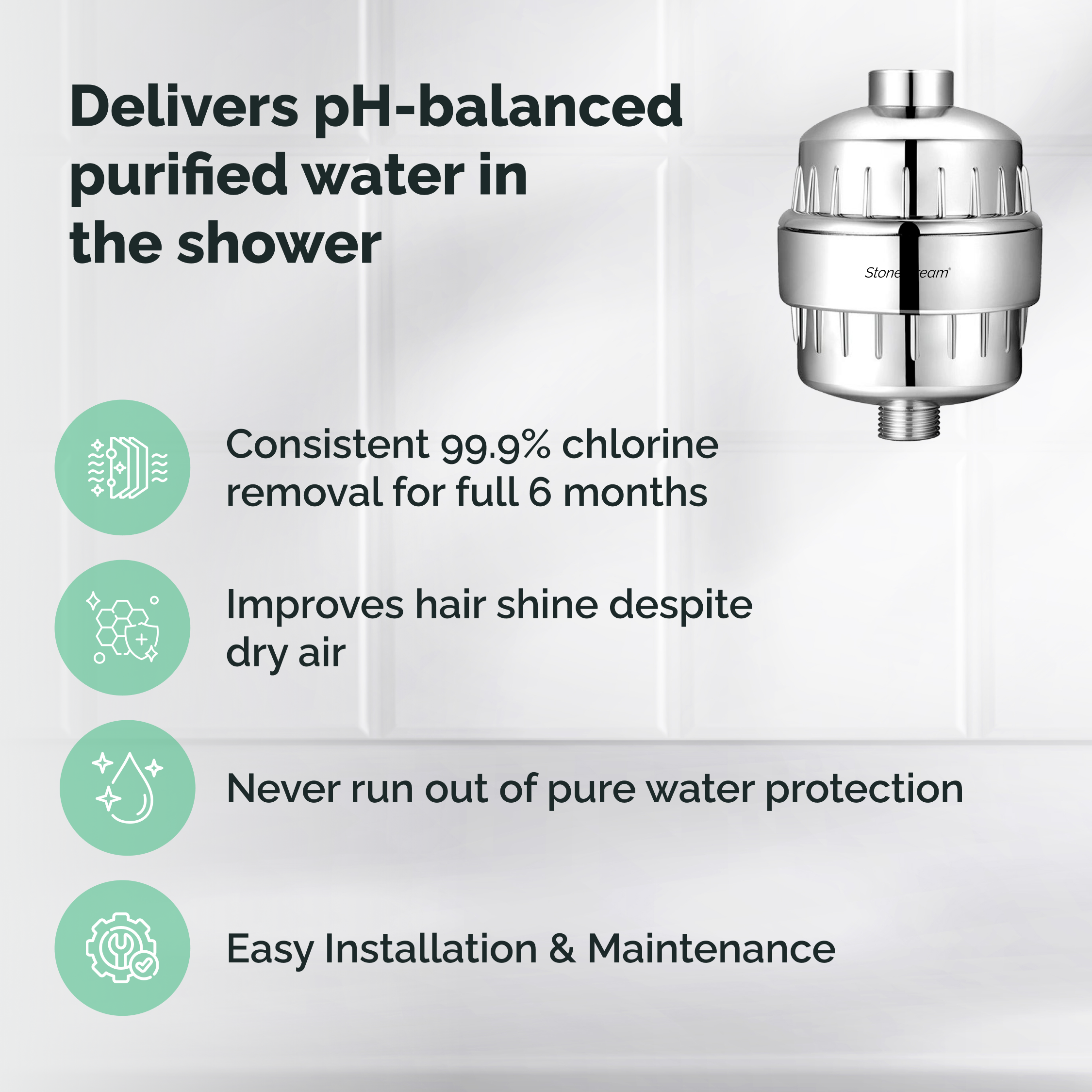 فلتر دش للمياه الصلبة