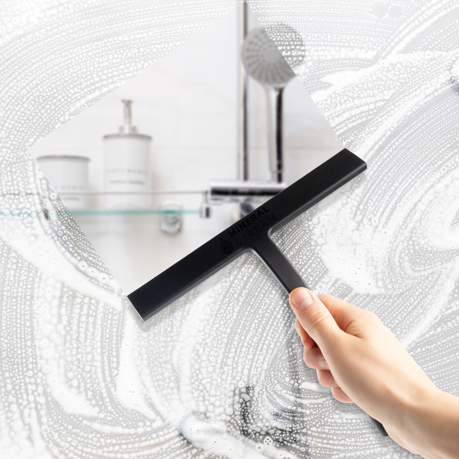 Mineralsstream دش Squeegee