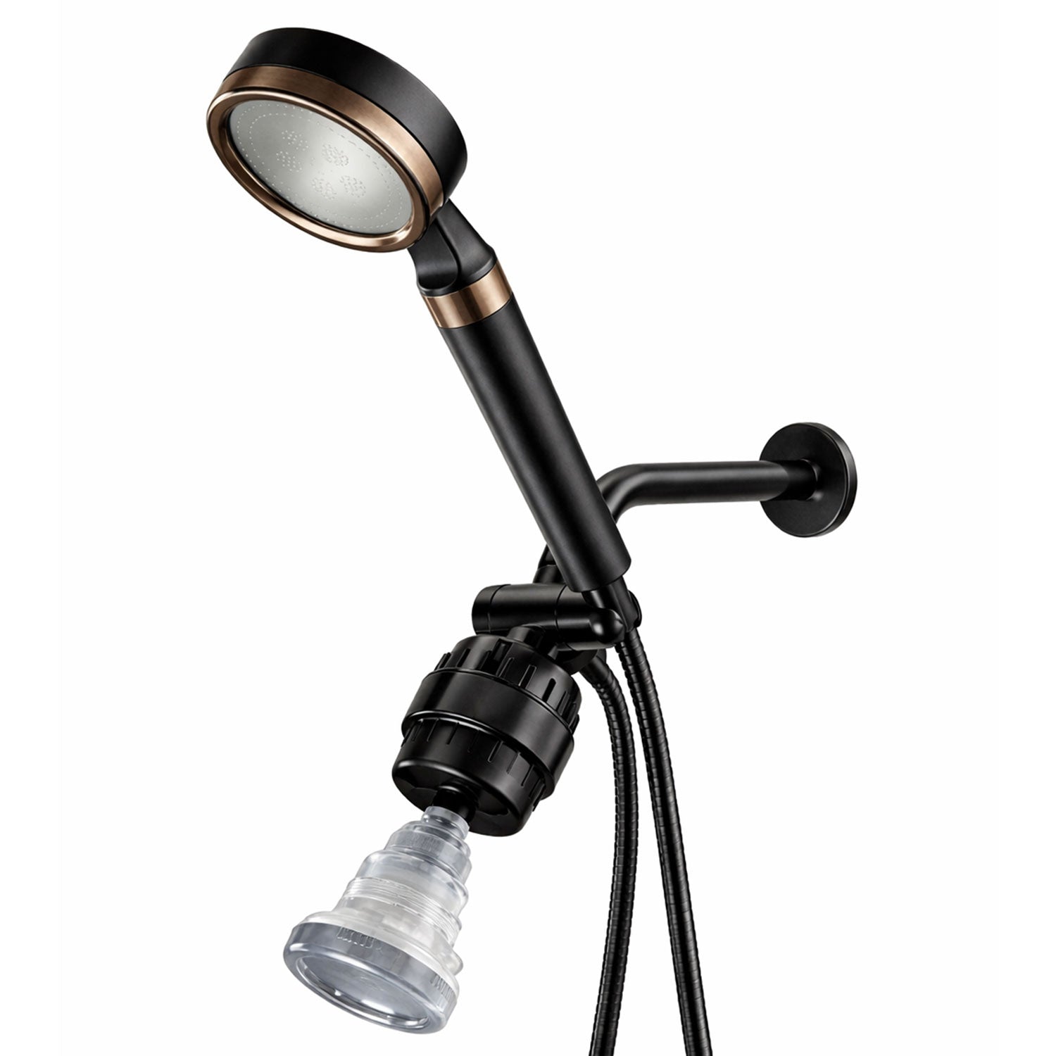 MineralStream™ BLACK - Vitamin C Dual Shower System