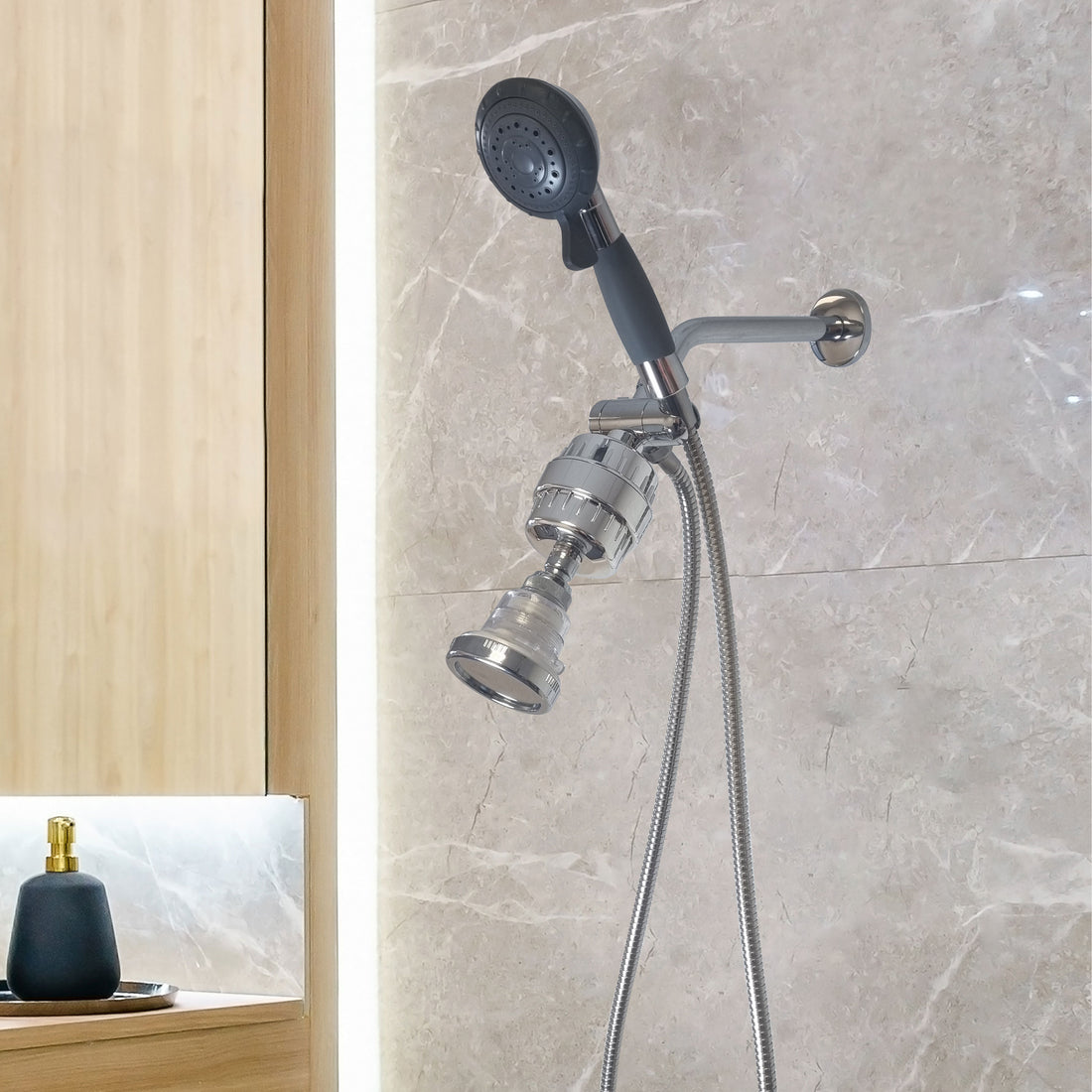 Assistive Shower Dual Shower System