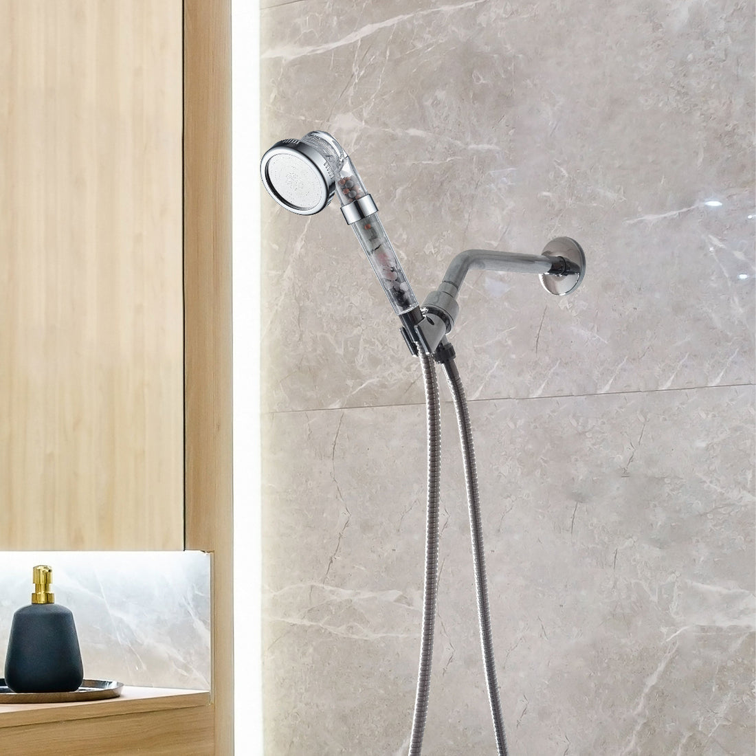 مجموعة أساسيات دش رأس الدش شاكرا