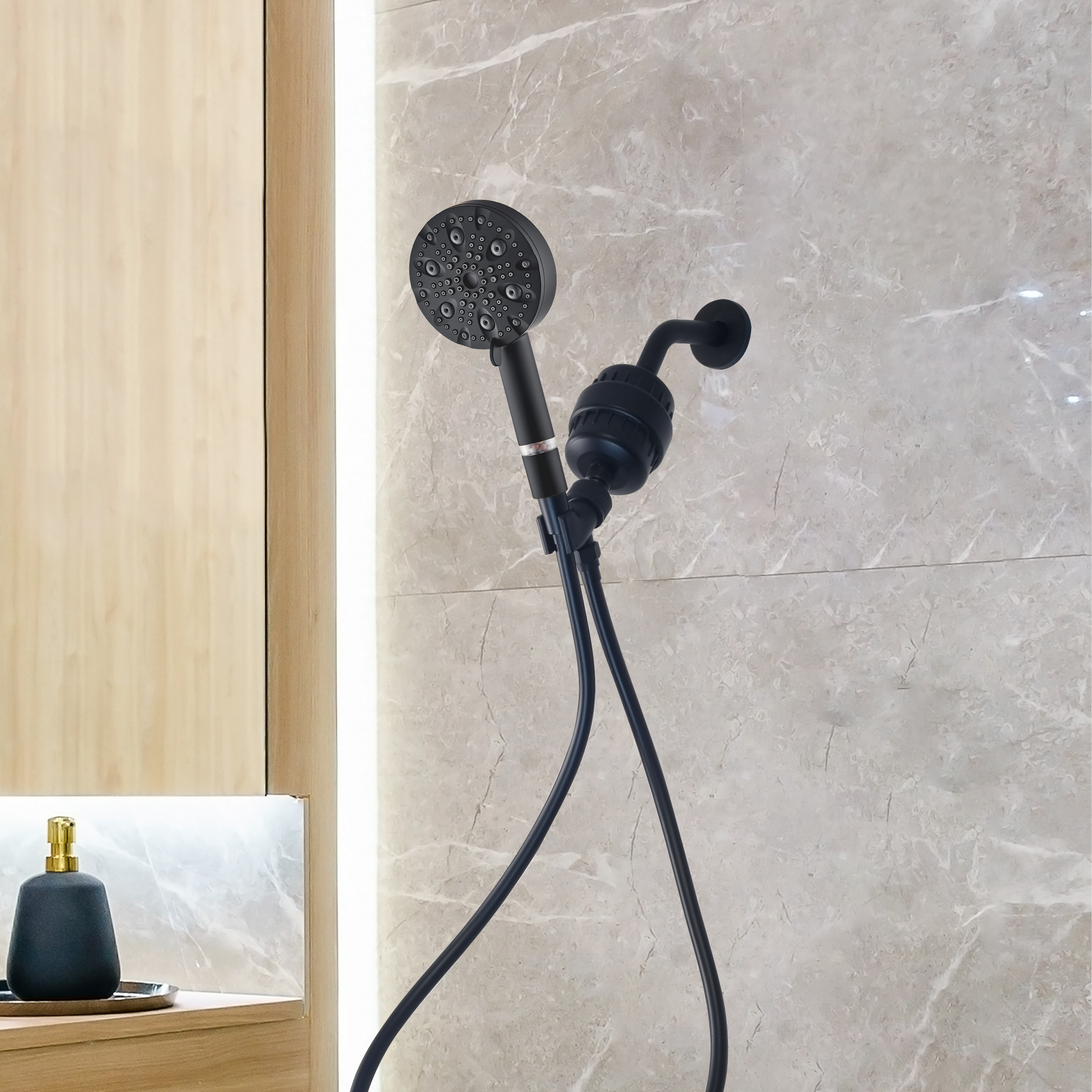 Mineralsstream Luxe 9 Mode Mode High Pressure Dearn (Fulted)