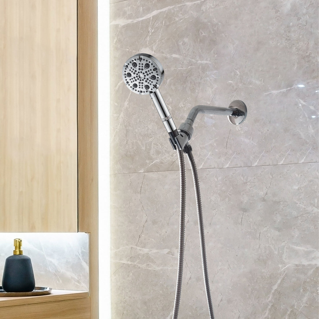 مجموعة أساسيات الدش ذات 9 أوضاع من Luxe